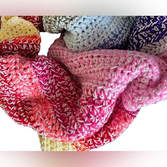 Handmade Crochet Throw Blanket - Picture 8 of 12